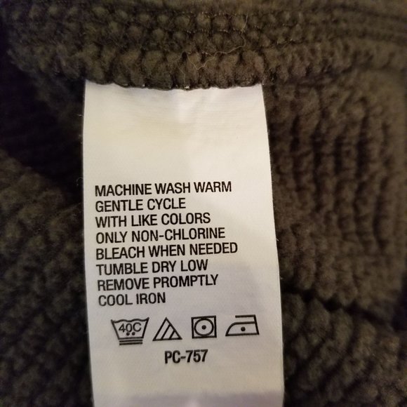 Timberland M Forest Green Mock Turtleneck Quarter Zip Sweat Shirt Sweater Layeri - Picture 4 of 7